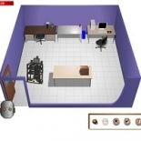 Virtual Robotics Lab (Top-Down)