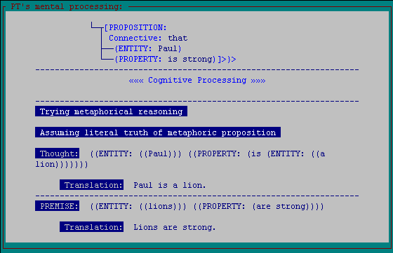 PT's mental processing